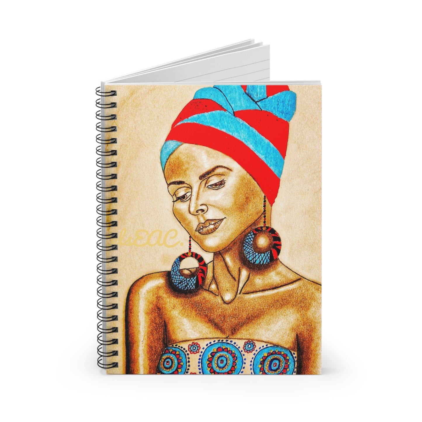 Rust Red Portrait Spiral Notebook - Ruled Line