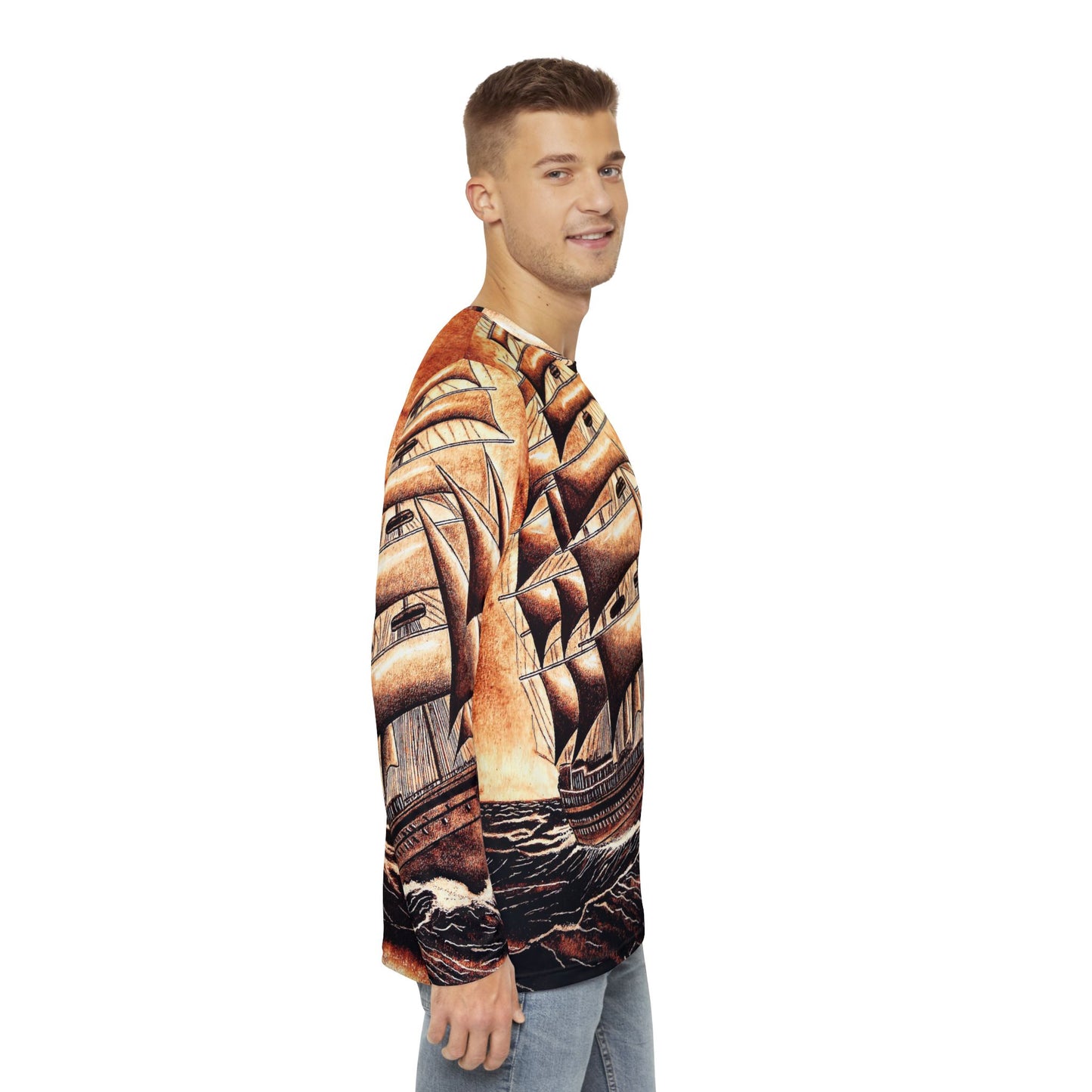 Men's Tempestuous Seas Long Sleeve Shirt