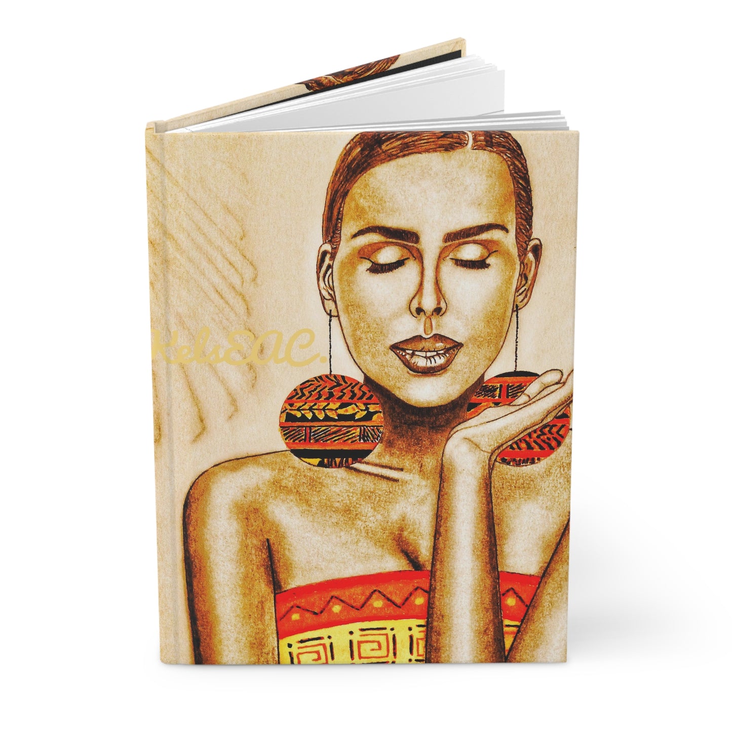 Stylish Rust Red Hardcover Journal