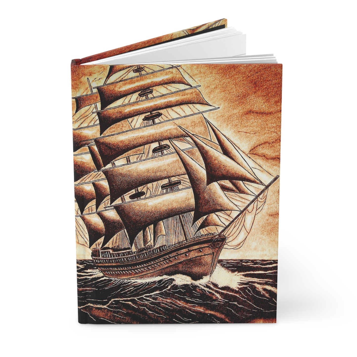 Tempestuous Seas Hardcover Journal