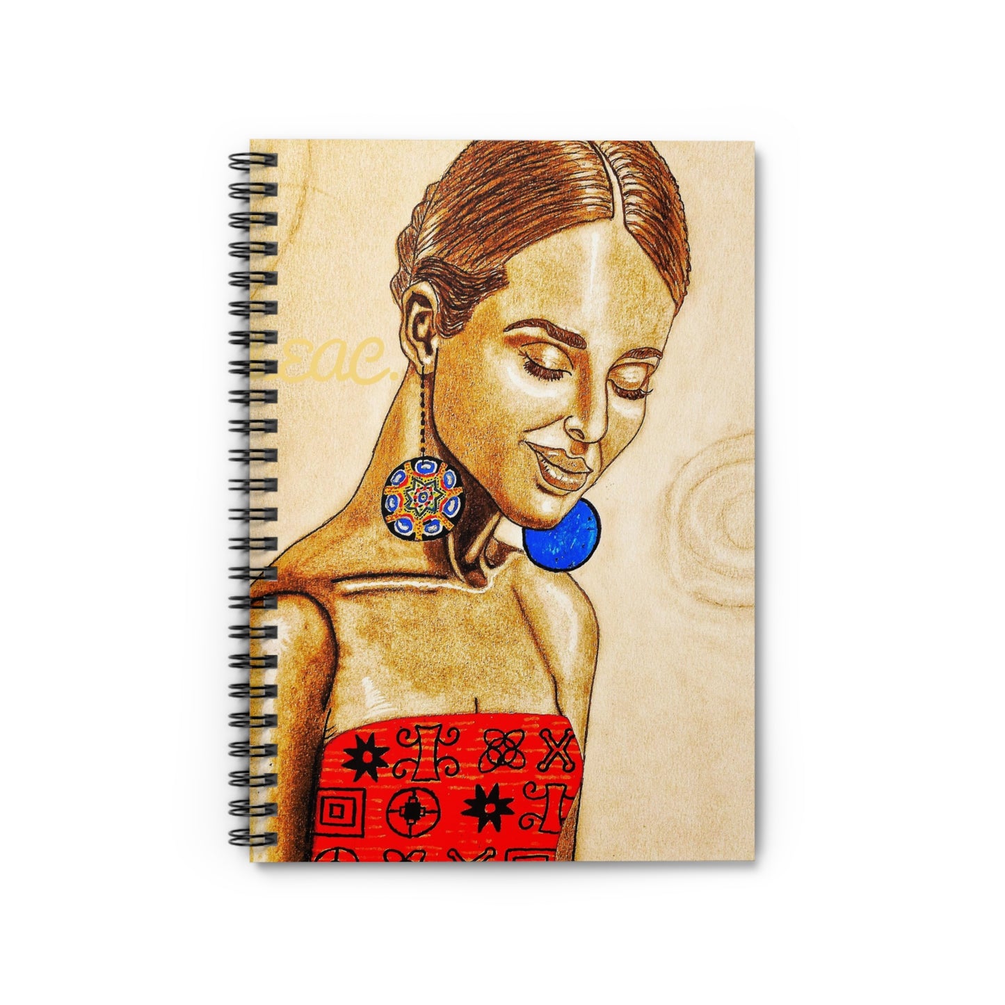 Elegant Drover Yellow Spiral Notebook - Ruled Line