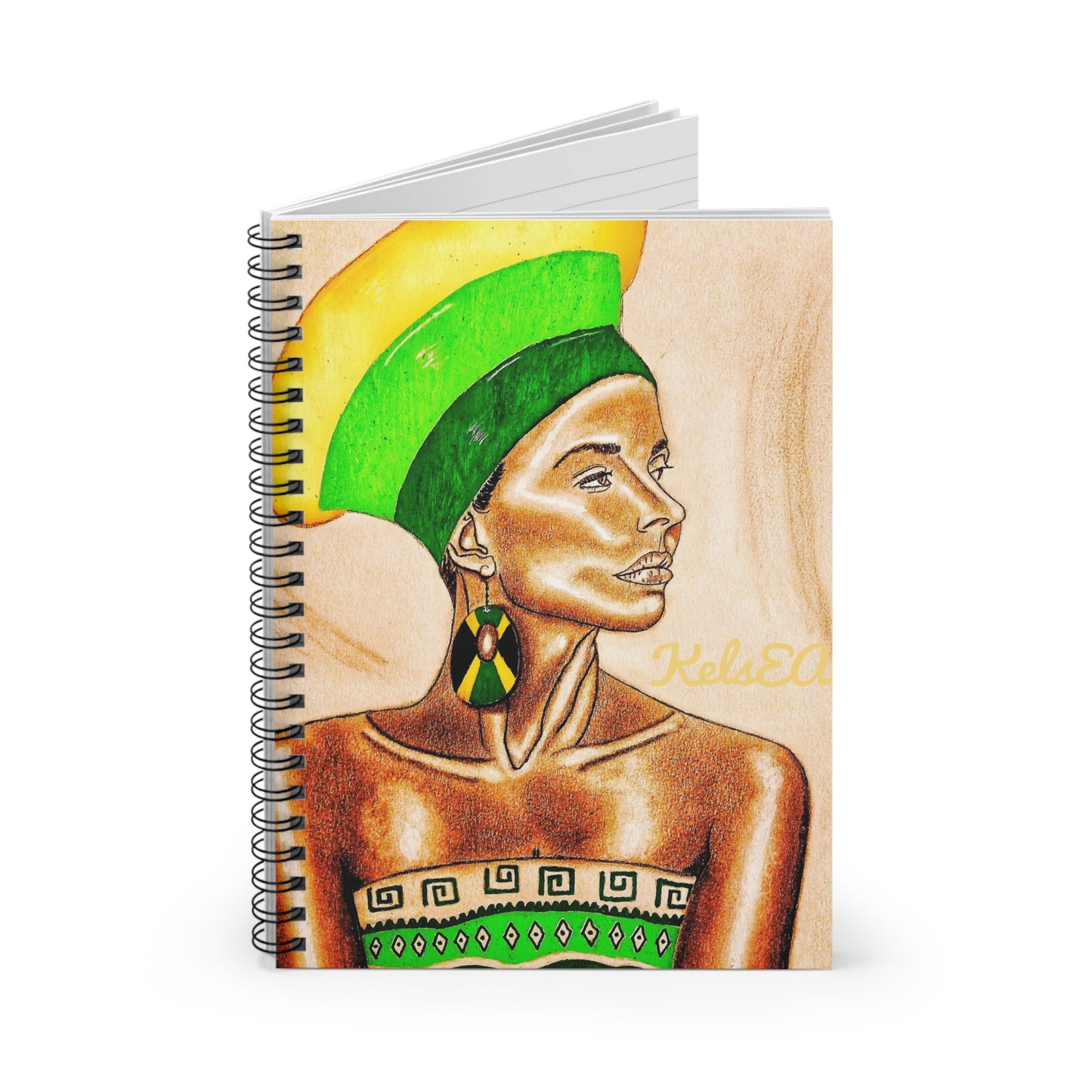 Alluring Green Spiral Notebook - Ruled Line