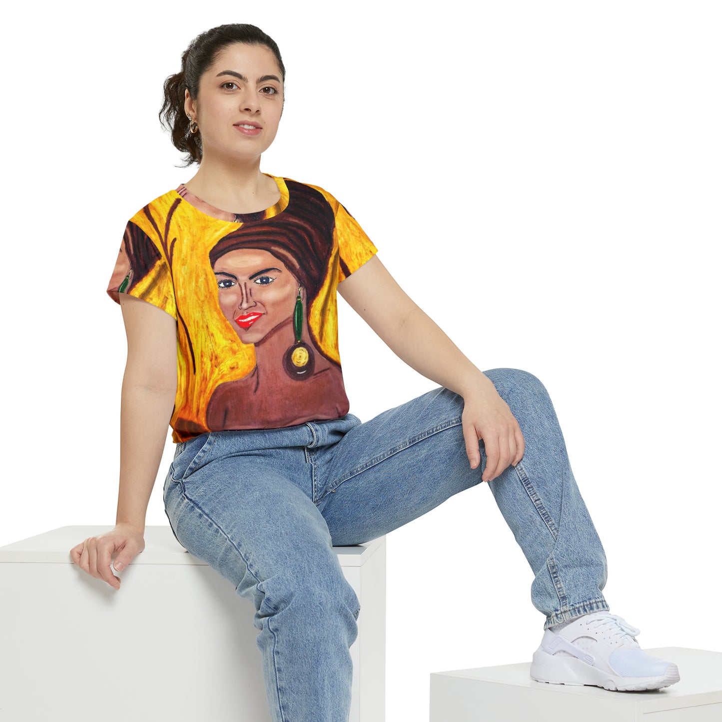 Women's Stylish Desert Orange T-Shirt