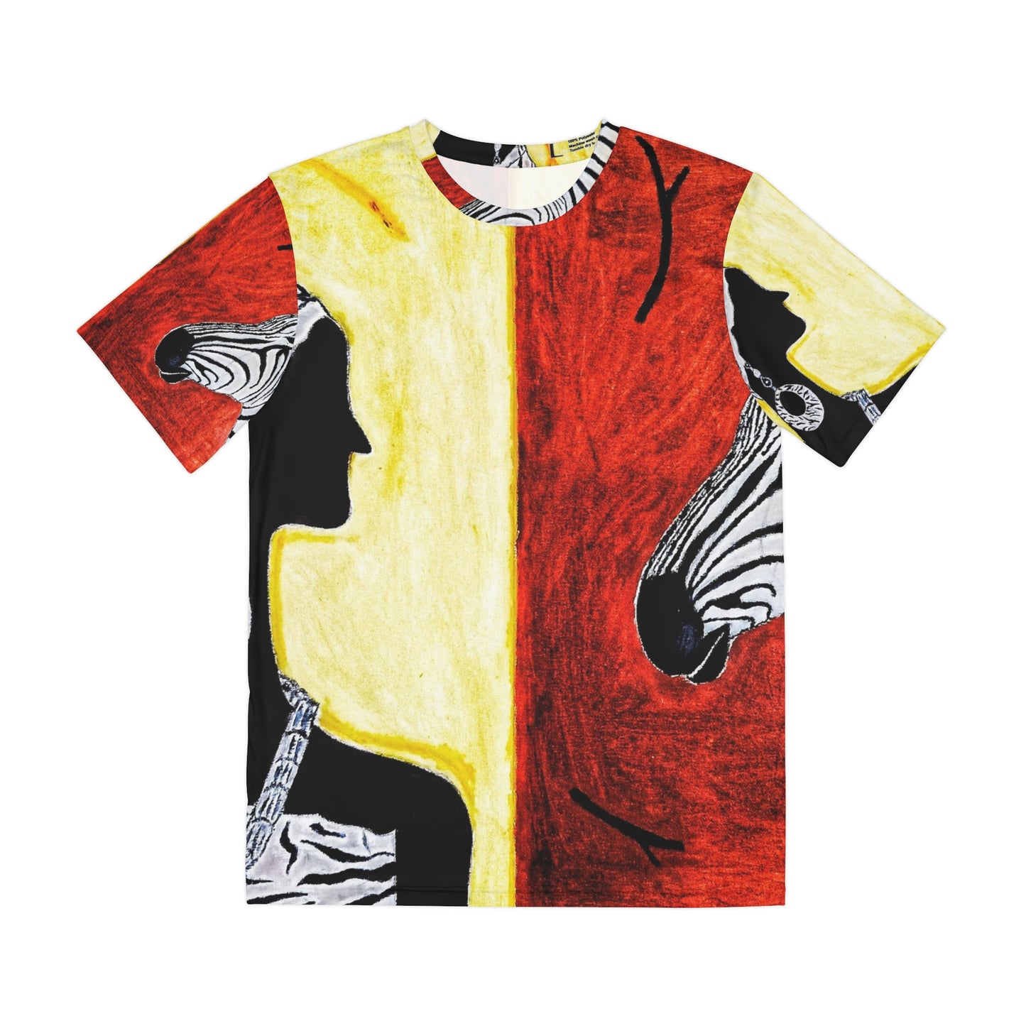 Men's Turbo Yellow Zebra T-Shirt