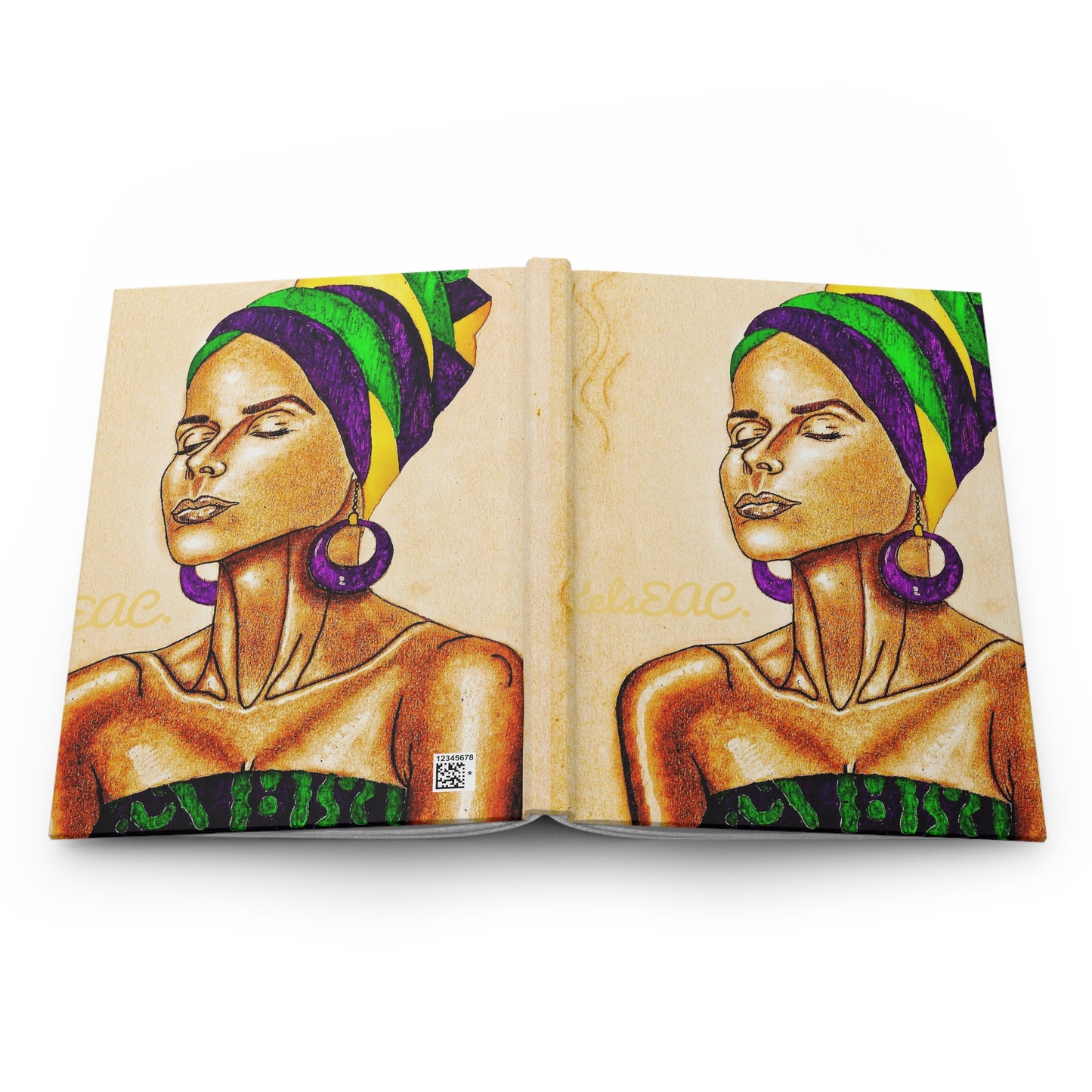 Stylish Drover Yellow Hardcover Journal
