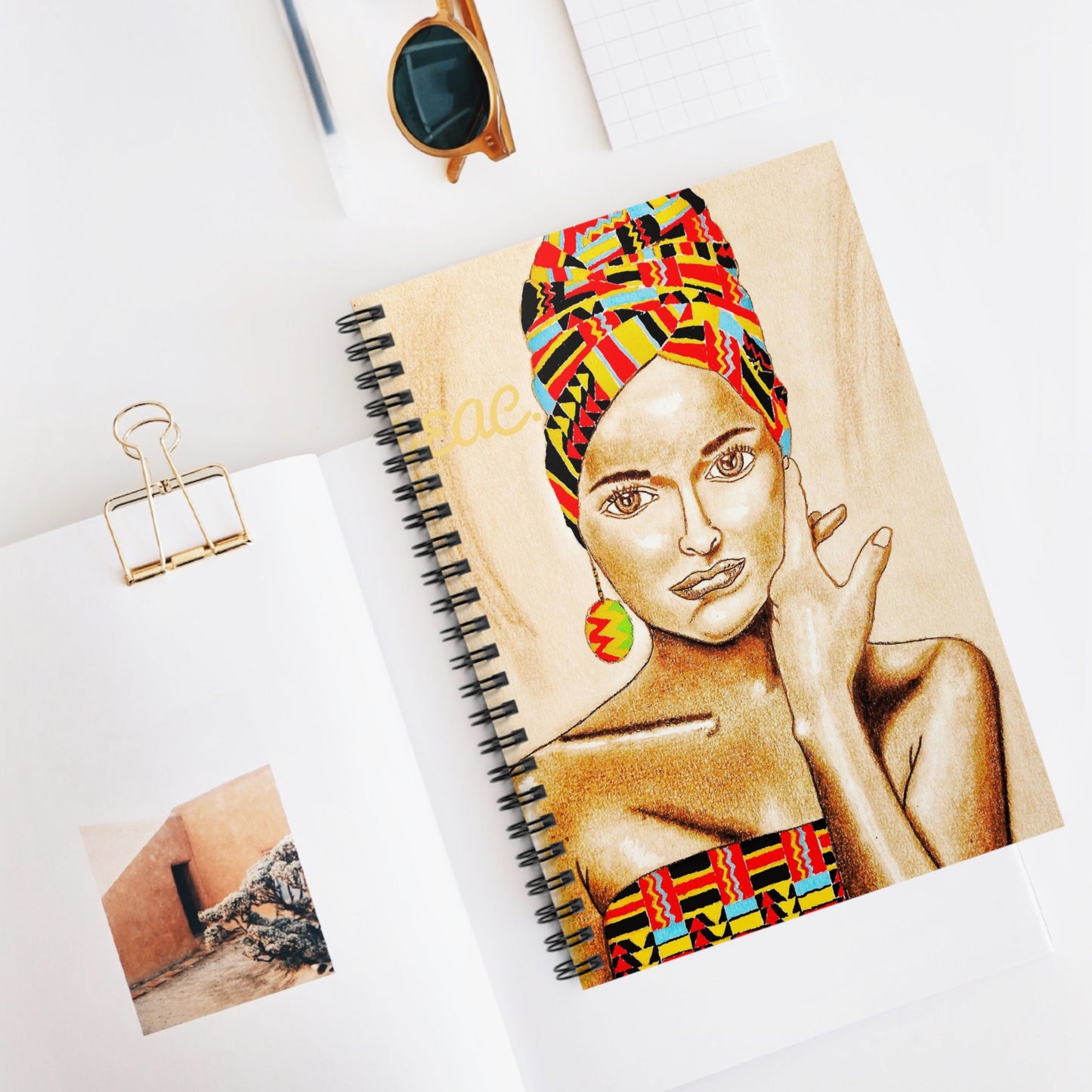 Classy Portrait Spiral Notebook - Ruled Line