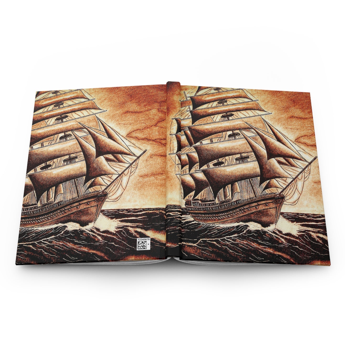 Tempestuous Seas Hardcover Journal