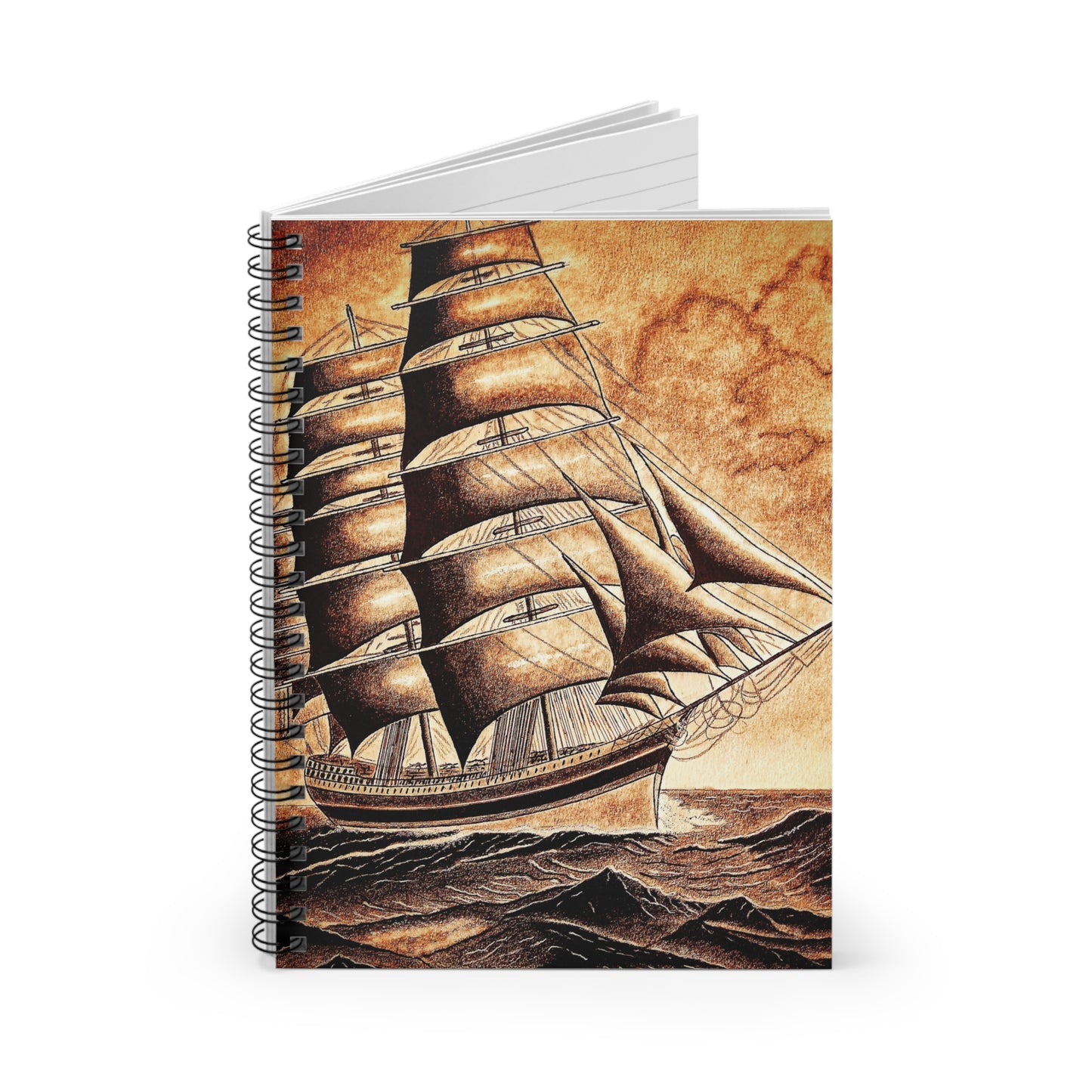 Storm's Embrace Spiral Notebook - Ruled Line