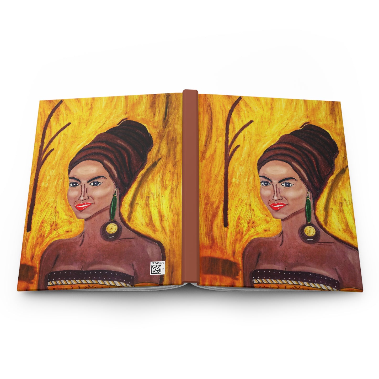 Stylish Desert Orange Hardcover Journal