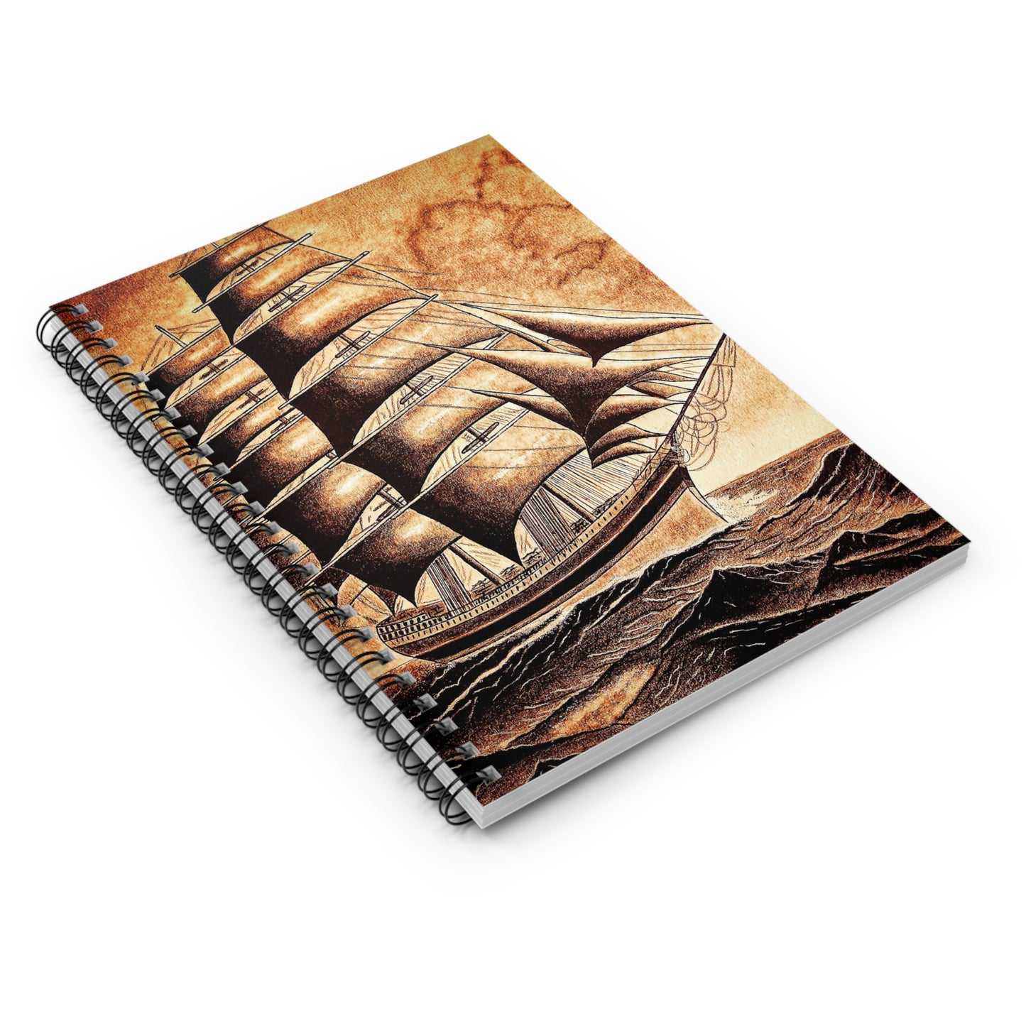 Storm's Embrace Spiral Notebook - Ruled Line