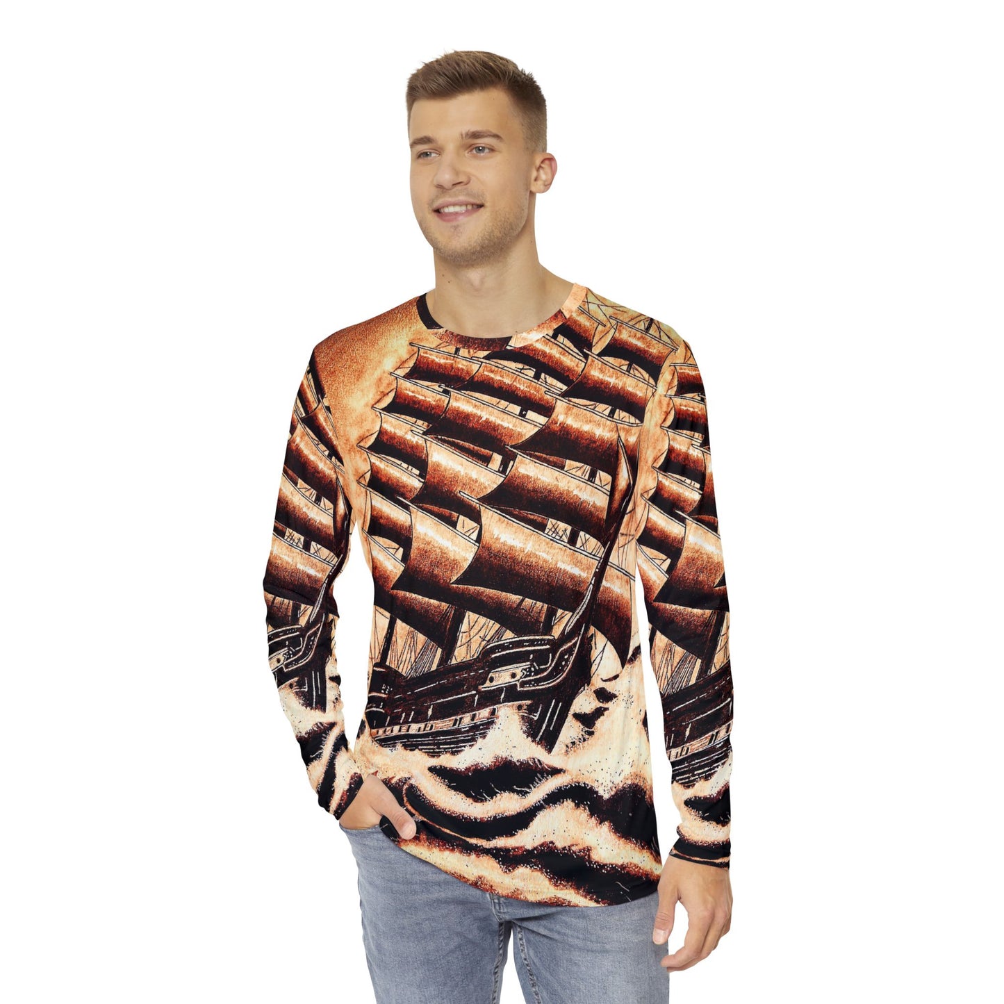 Men's Nautical Fury Long Sleeve Shirt