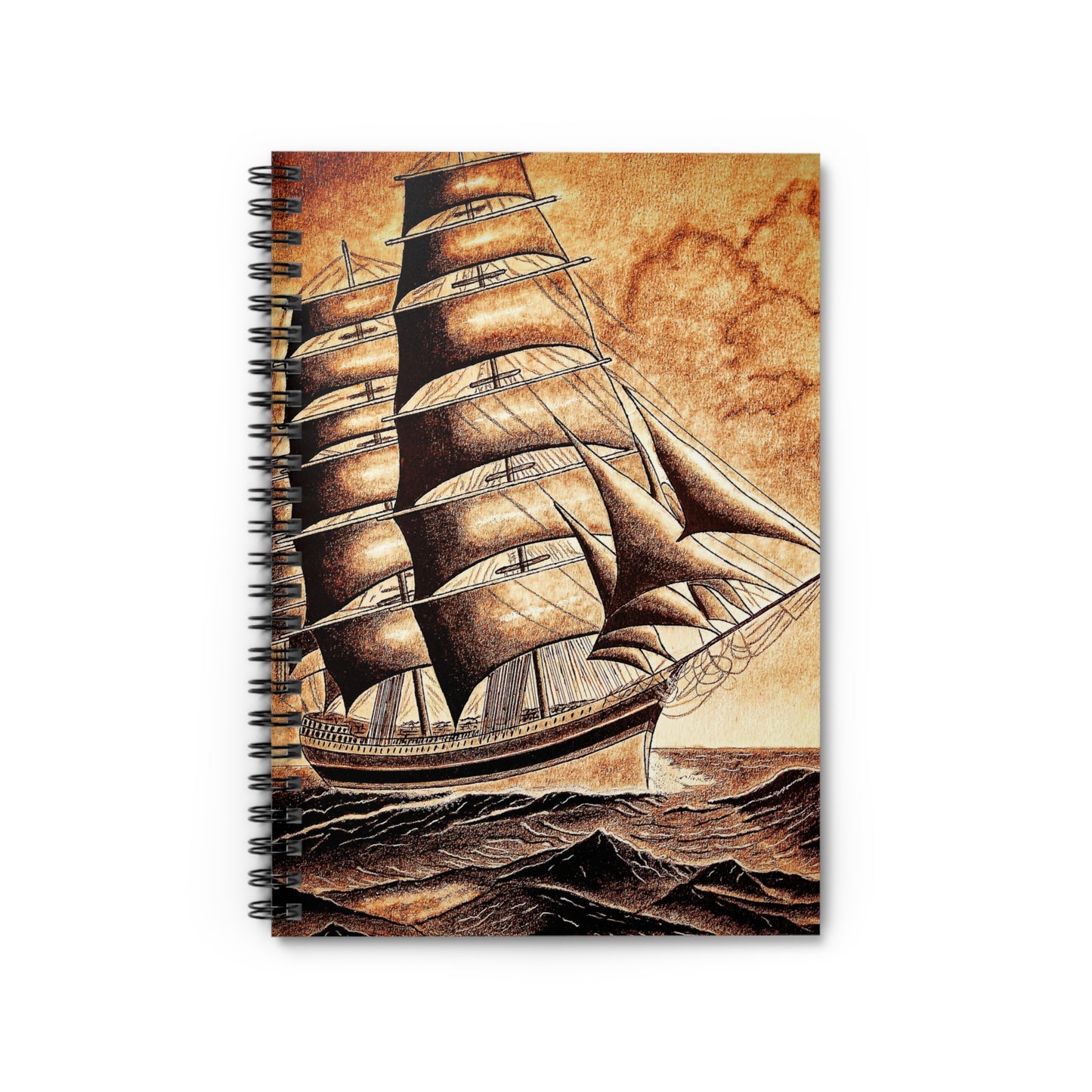 Storm's Embrace Spiral Notebook - Ruled Line