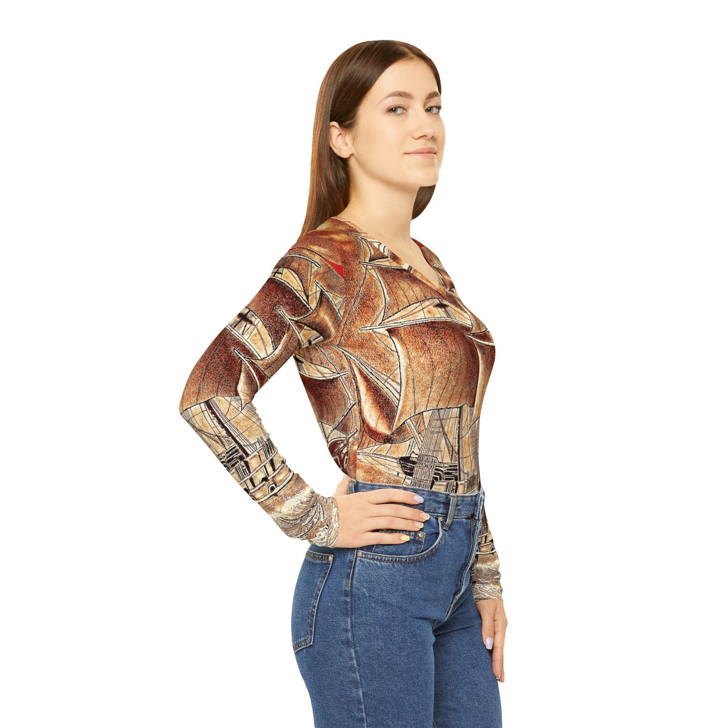 Women's Stormbound Majesty Long Sleeve V-neck Shirt