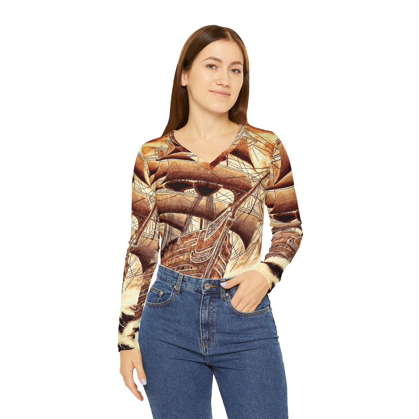 Women's Stormbound Majesty Long Sleeve V-neck Shirt