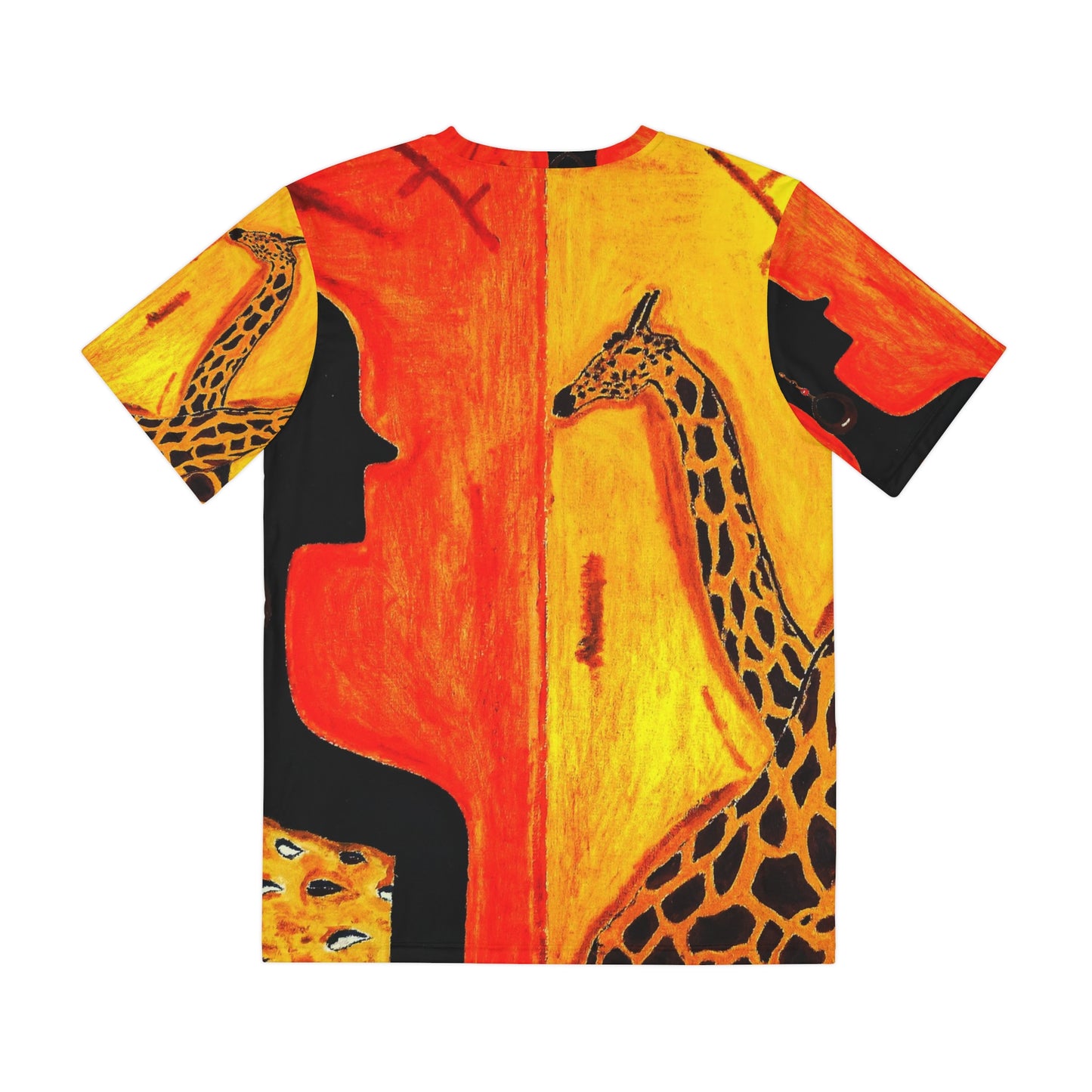 Men's Scarlet Red Giraffe T-Shirt