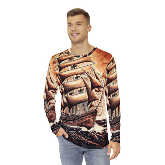 Men's Tempestuous Seas Long Sleeve Shirt