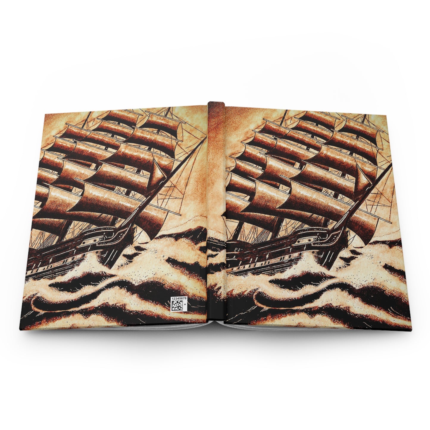 Nautical Fury Hardcover Journal