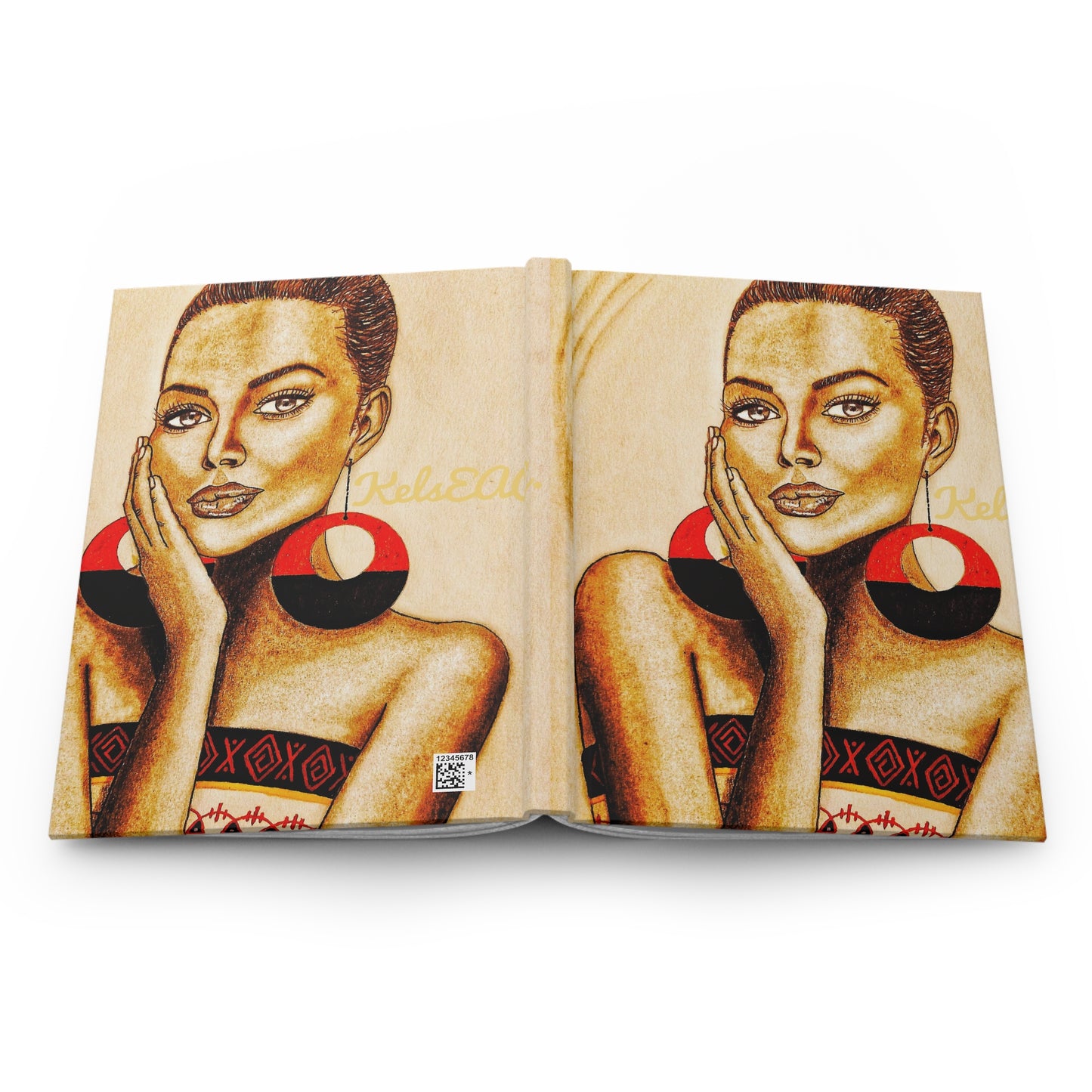 Chic Rust Red Hardcover Journal
