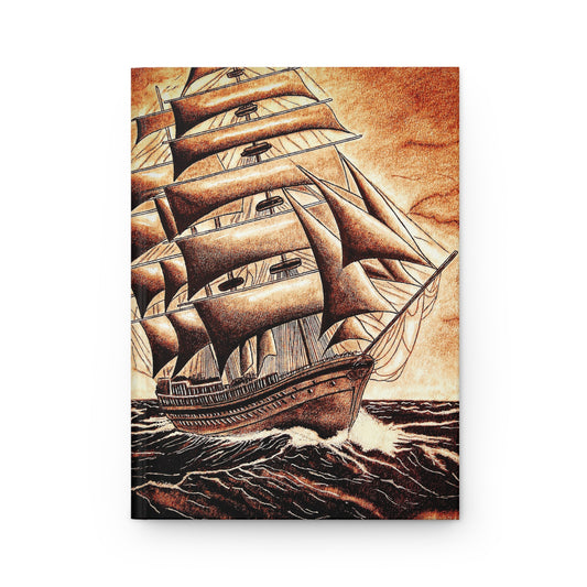 Tempestuous Seas Hardcover Journal