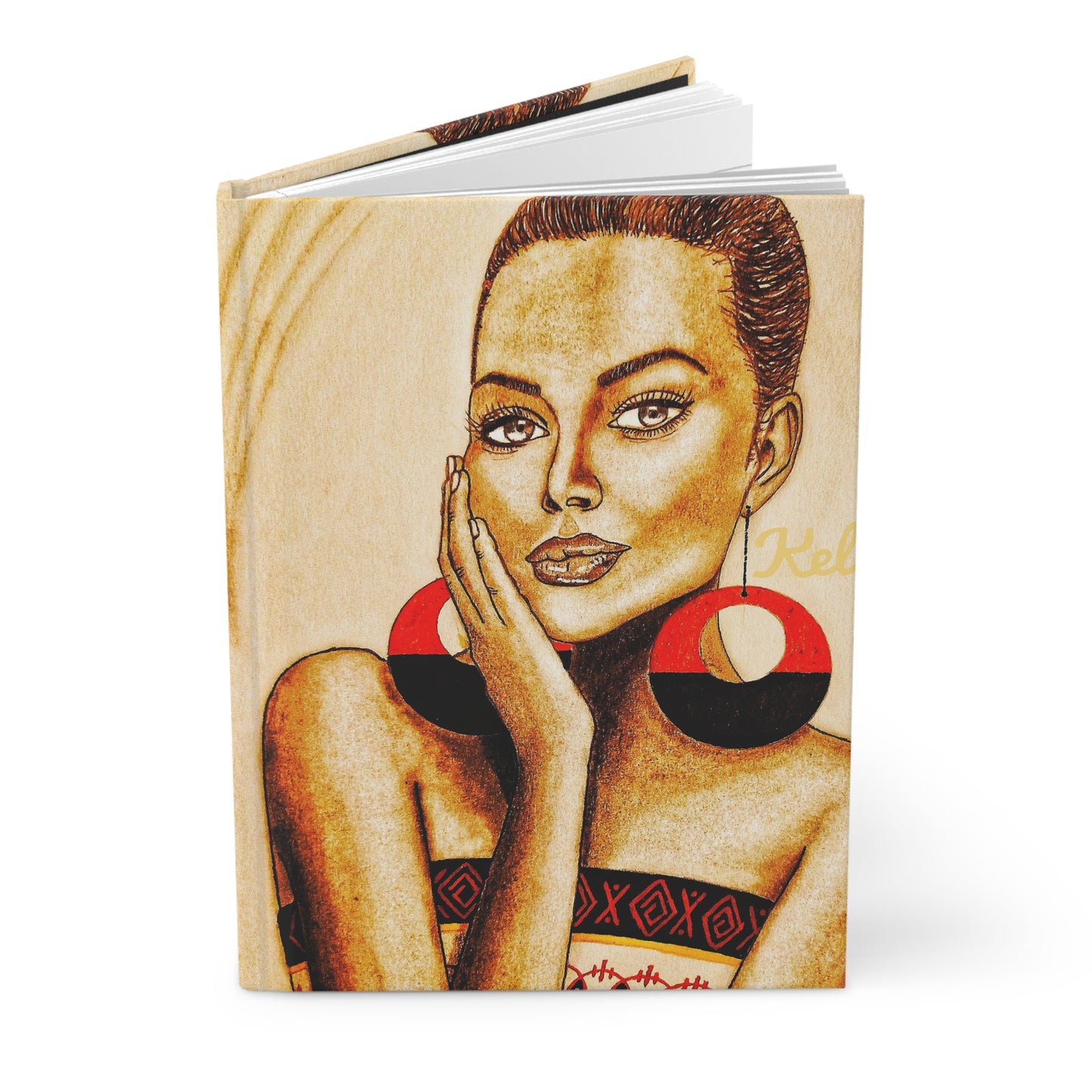 Chic Rust Red Hardcover Journal