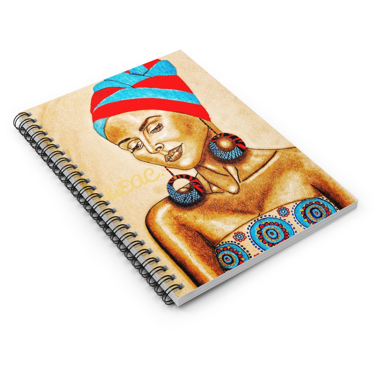 Rust Red Portrait Spiral Notebook - Ruled Line