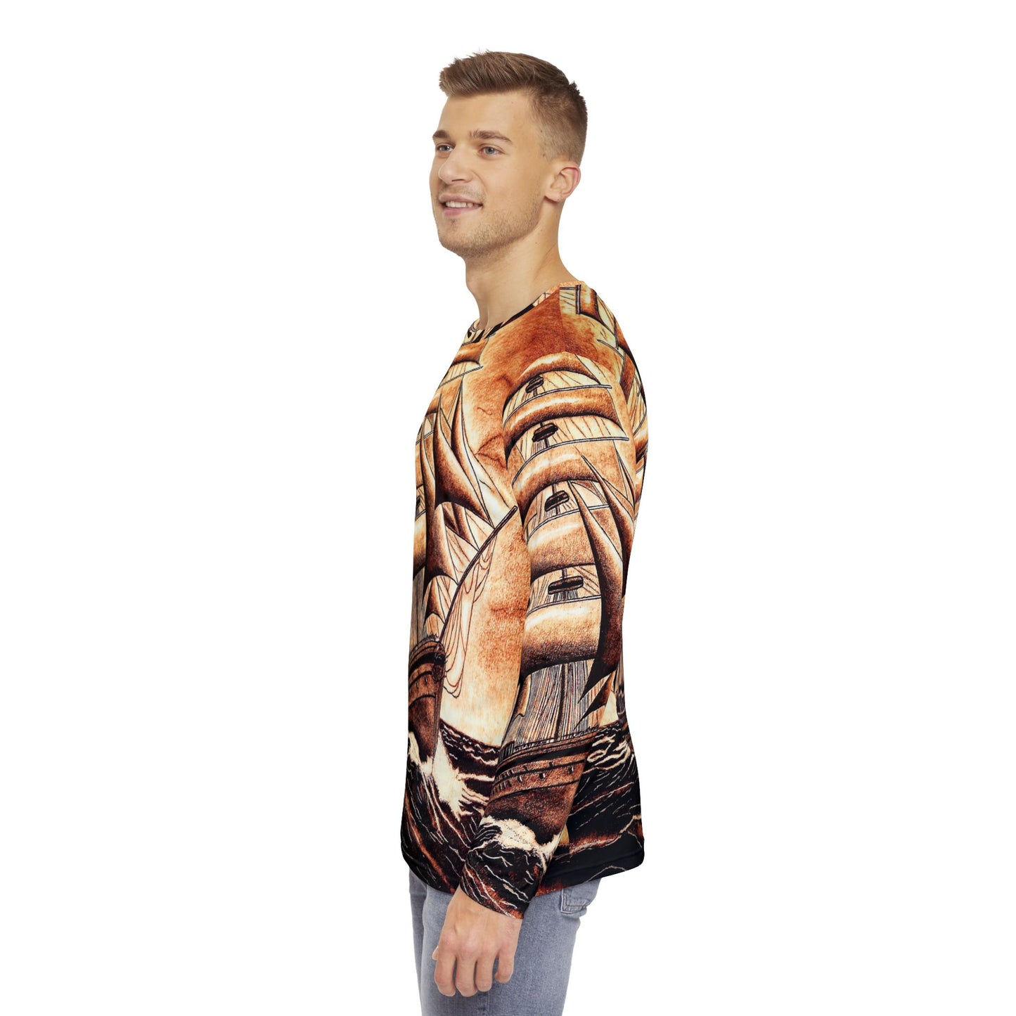 Men's Tempestuous Seas Long Sleeve Shirt