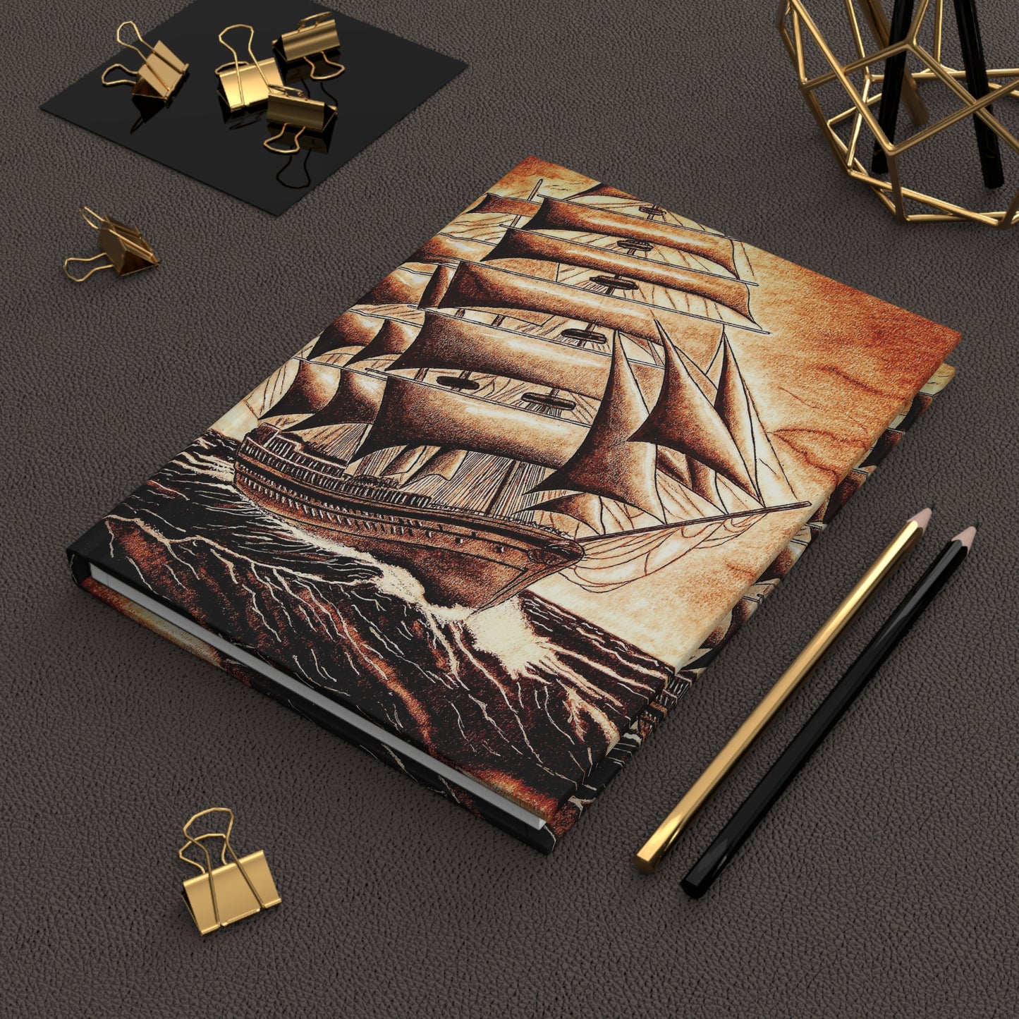 Tempestuous Seas Hardcover Journal