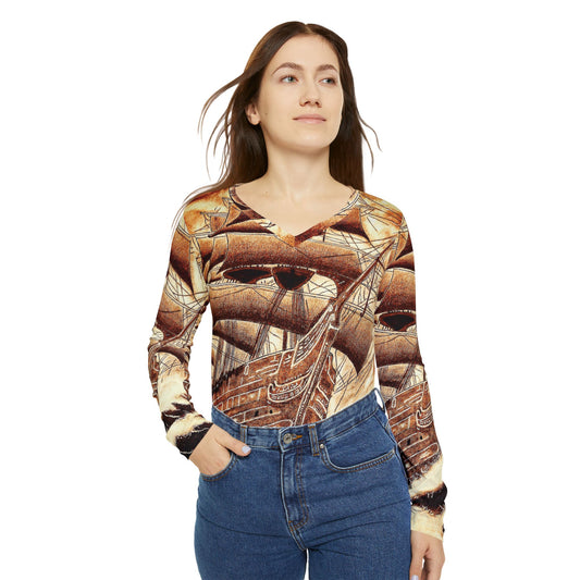 Women's Stormbound Majesty Long Sleeve V-neck Shirt