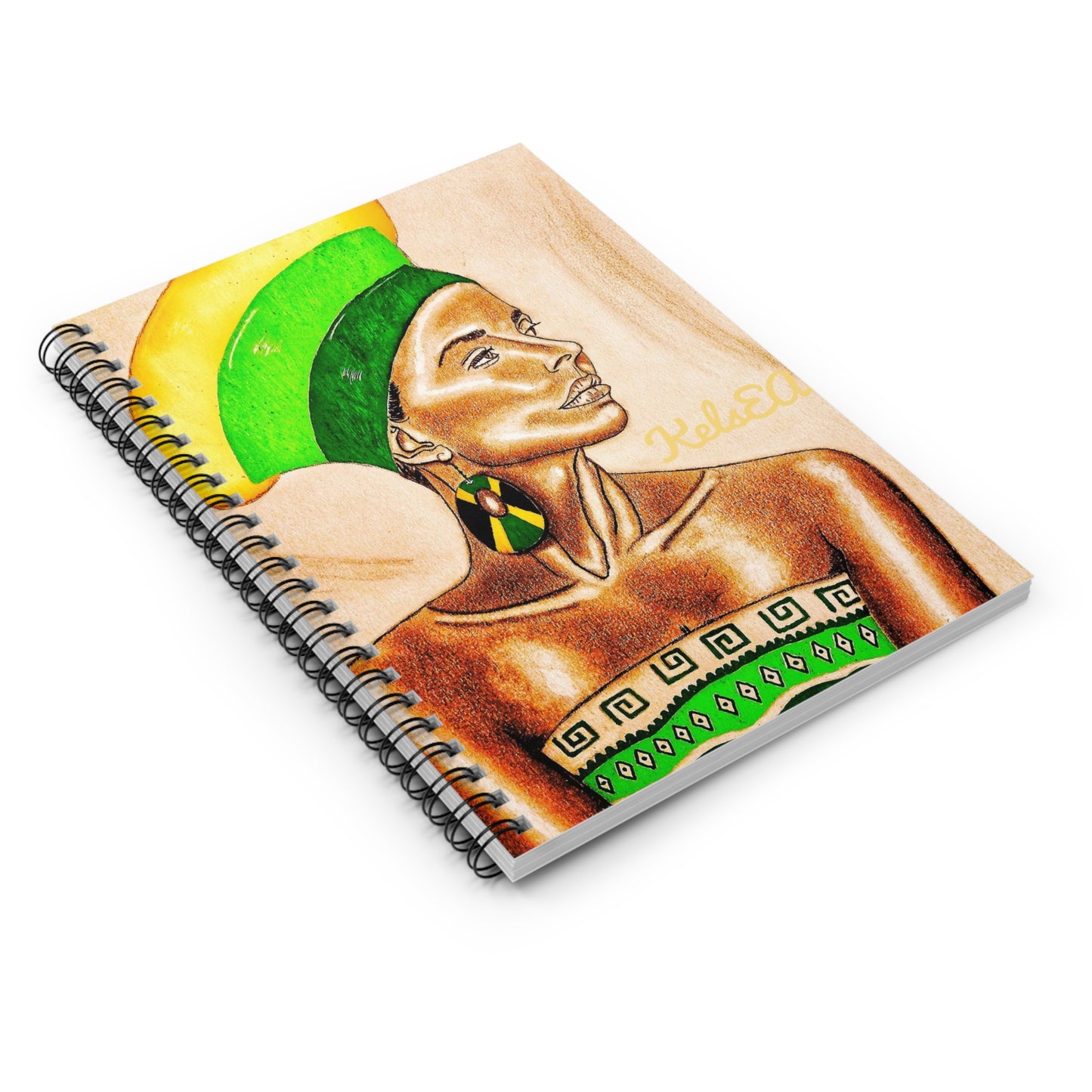 Alluring Green Spiral Notebook - Ruled Line