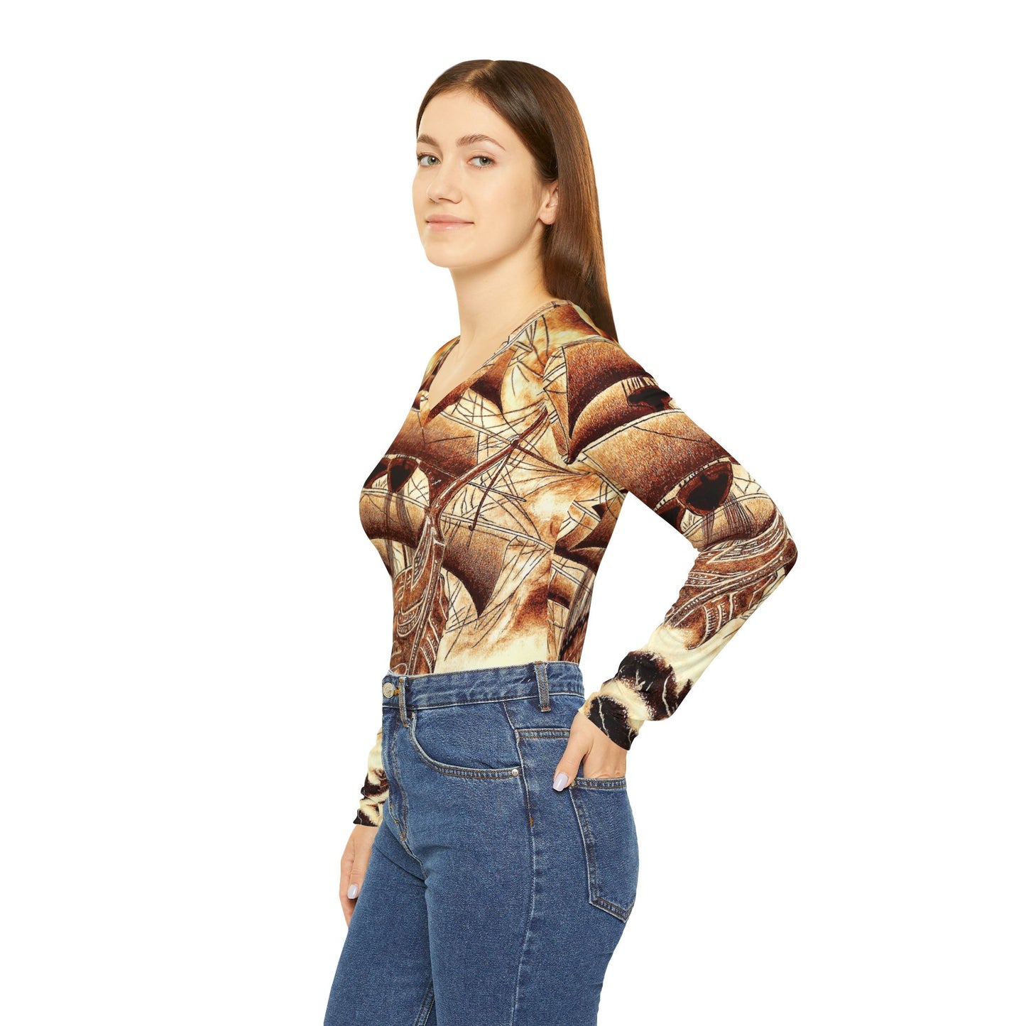 Women's Stormbound Majesty Long Sleeve V-neck Shirt