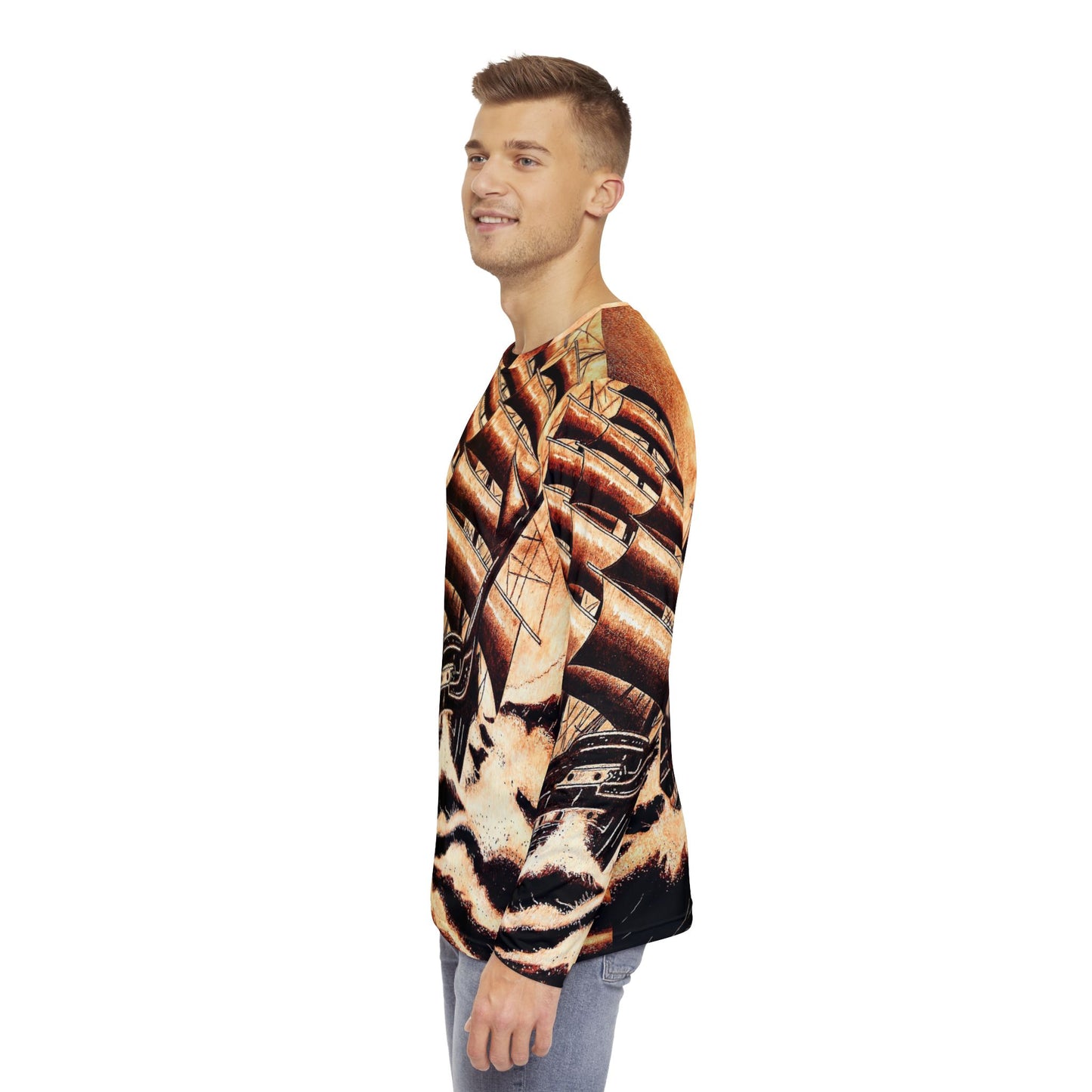 Men's Nautical Fury Long Sleeve Shirt