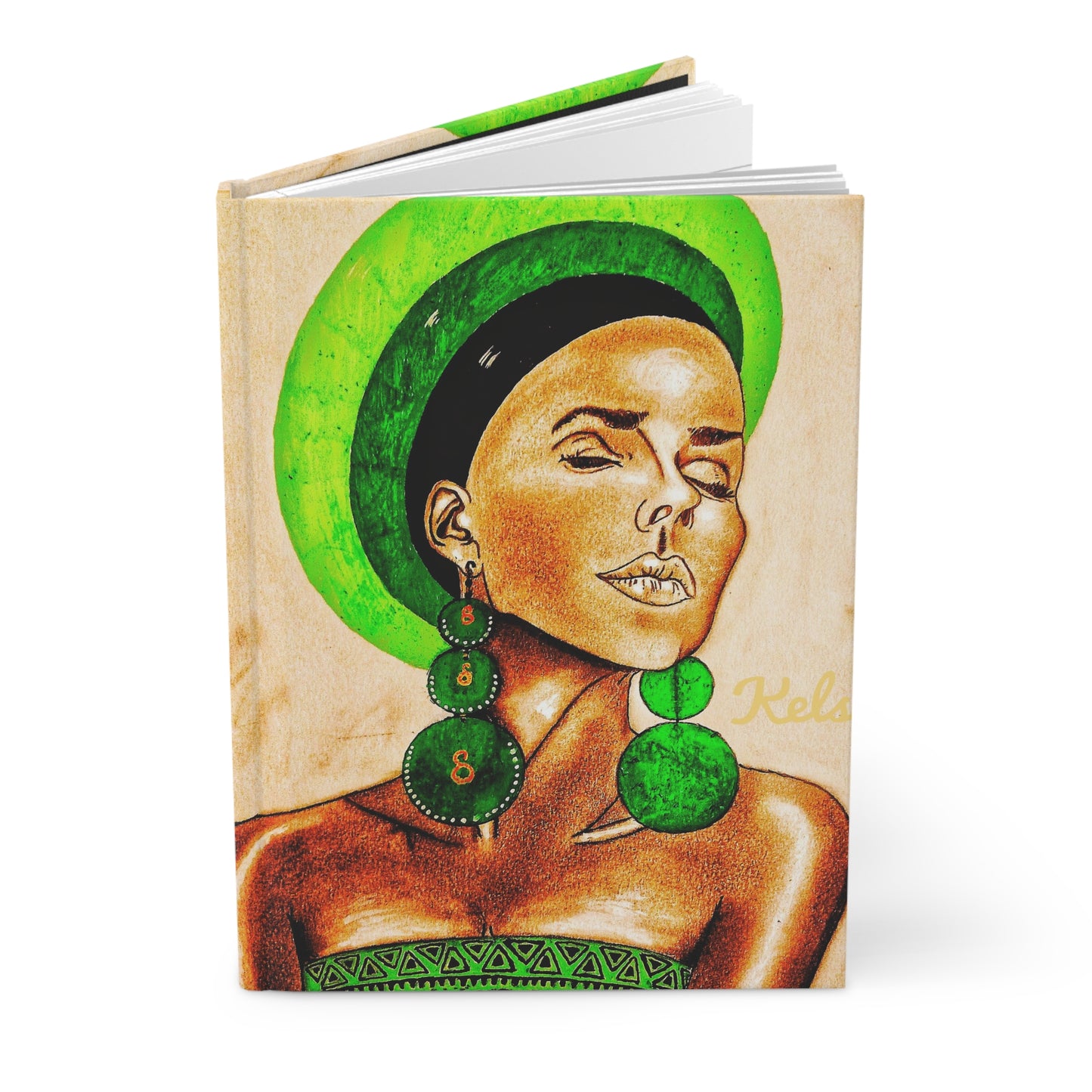Lime Green Hardcover Journal