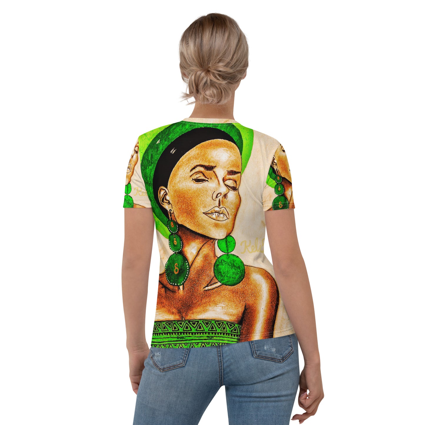 Women's Lime Green Jersey T-Shirt