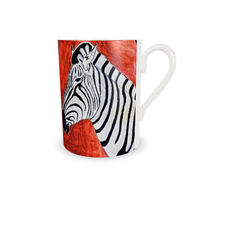 Turbo Yellow Zebra Cup and Saucer